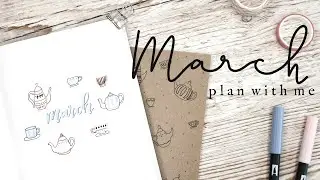 Plan With Me March 2020 | Bullet Journal Monthly Setup