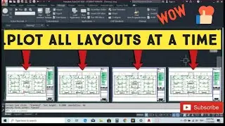 How to publish & plot all layouts at a single method tutorial-2