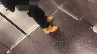 Disturbing video shows pervert in the act on subway