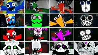 Rainbow Friends All Jumpscares Vs Rainbow.io Vs Color Vs Zoonomaly Friends