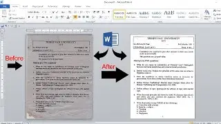 How To Repair Old Document in Microsoft Office Word || Repair document in ms word 2010