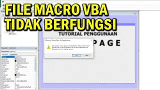 Cara Mengatasi Koding Macro VBA Excel Tidak Berfungsi