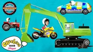 Amazing Machines 🚜 🏎 🛫 | Grace's Amazing Machines | CBeebies