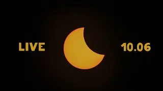 Солнечное затмение 10 июня 2021 // Solar eclipse of June 10, 2021. Прямой эфир