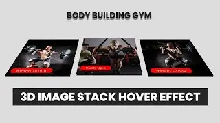 3D Image stack Hover Effect | CSS3 Animation Snippets