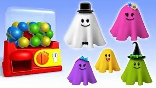 Halloween Ghost Cake Pop Finger Family Song | Halloween Finger Family Songs