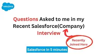 Salesforce Company Interview Questions & Answer