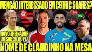 CLAUDINHO NOVAMENTE OFERECIDO AO FLA! F. LUIS É O NOVO TREINADOR DO SUB 20! CEDRIC SOARES INTERESSA?