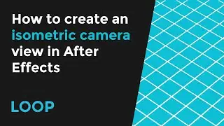 How to create an isometric camera view in After Effects [SUPER QUICK]