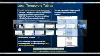 Temporary tables in SQL Server Part 34