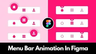 Menu bar animation in figma | easy tutorial | navigation bar animation in figma | ui ux design