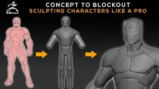 From Sketch to Blockout | ZBrush Character Sculpting