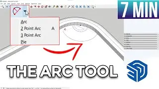 Mastering the Arc Tool in Sketchup: Create Perfect Curves for Your 3D Designs!