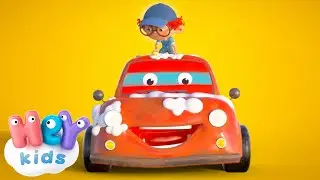 ¡Vamos a lavar el coche! 🚘 Splish splash | Canciones para Niños | HeyKids - Canciones infantiles