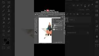 Easiest way to create clipping mask in Photoshop #shorts #trend #howto