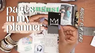 August Planner Flip | Mini Life Update