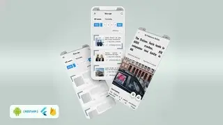 Flutter 3 0 rest api crash course, build a news app from scratch   UI Part
