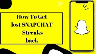 How to get back lost snapchat streak number || How to recover Snapchat streak #snapchatstreaks #like