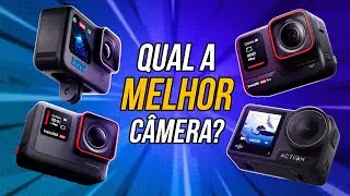 MELHOR CÂMERA - DJI Action 4 x GoPro HERO12, Insta360 Ace ou Ace Pro?