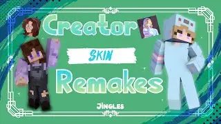 Making MINECRAFT SKINS for CONTENT CREATORS! (Collab)