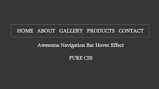 HTML Navigation Bar Design | HTML Navigation Bar Hover Effect | HTML Button Hover Effect