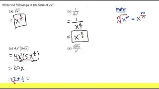 Q7, convert radical expressions to rational exponent form