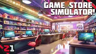 I Started My Very Own GAME STORE ! Game Store Simulator [E1]