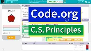 Code.org Lesson 10.7 Functions Practice | Tutorial with Answers | Unit 4 CS Principles