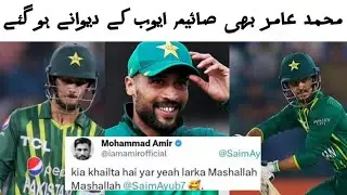 Saim Ayub Brilliant Batting | M Amir Praising Saim Ayub | Pak Vs New Zealand T20 Series 2024