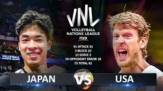 Japan vs USA | Mens VNL 2024