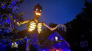 Home Depot 12ft Inferno Pumpkin demo