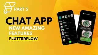 Set New Features Without Coding for Chat App! -  @FlutterFlow  #nocode