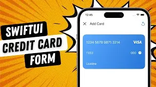 SwiftUI Credit/Debit Card Input Form - FocusState - Move to Next TextField - SwiftUI Tutorials