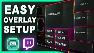 Easy Streamlabs OBS Overlay Setup Tutorial (+ Free Twitch Graphics Pack Download)