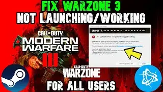 How to fix Warzone 3 Crashing & Not Launching ( Easy FIX ) - ✅*NEW UPDATE*