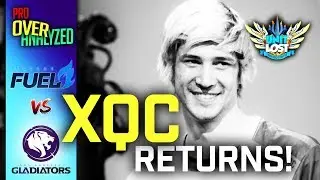 Overwatch - XQC RETURNS! Dallas Fuel Vs LA Gladiators! [Pro OverAnalyzed]