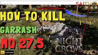 HOW TO KILL GARRASH MAIN QUEST 27.5 TIPS WITH LOW ACC ONLY | NIGHT CROWS GLOBAL | F2P TIPS ONLY