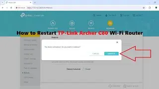 How to Restart TP-Link Archer C80 Wi-Fi Router