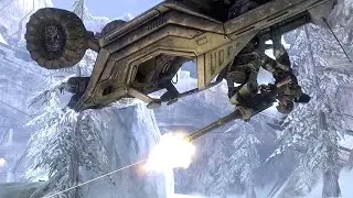 Covenant Attack the UNSC Base - HALO 3 NPC Wars #21