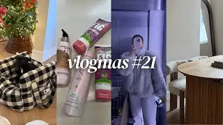 christmas shopping + huge homesense, b&m, home bargains haul + more! vlogmas day 21