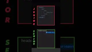 Junior Vs Senior|Noob Vs Pro|developer. #programming #webdesign #webdevelopment #html #html5 #coding