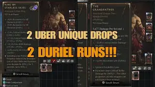 Diablo IV I GOT 2 UBER UNIQUE DROPS BACK TO BACK