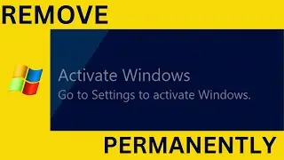 Remove activate windows watermark