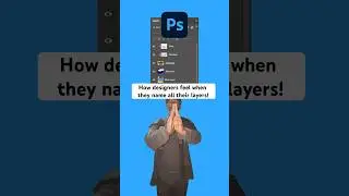 How designers feel when they name all their layers! 😜✌️ 