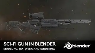 Modeling Gun In Blender Timelapse