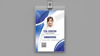 How to Make a Professional Id Card Psd Design - Adobe Photoshop Tutorial