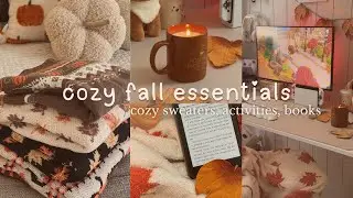 prepping for fall 2024 🍂🎃 | cozy sweaters, vampire/psychic books, fall diys and activities