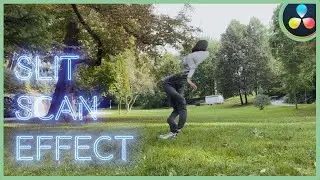 How To Make The Slit Scan Effect | DaVinci Resolve 17 |