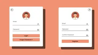 Animated Login & Registration Form using HTML,CSS & JavaScript