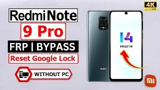 Redmi Note 9 Pro Miui 14 Frp Bypass 2024 | Just Frp Bypass | Redmi Note 9 Reset Google Lock Miui 14